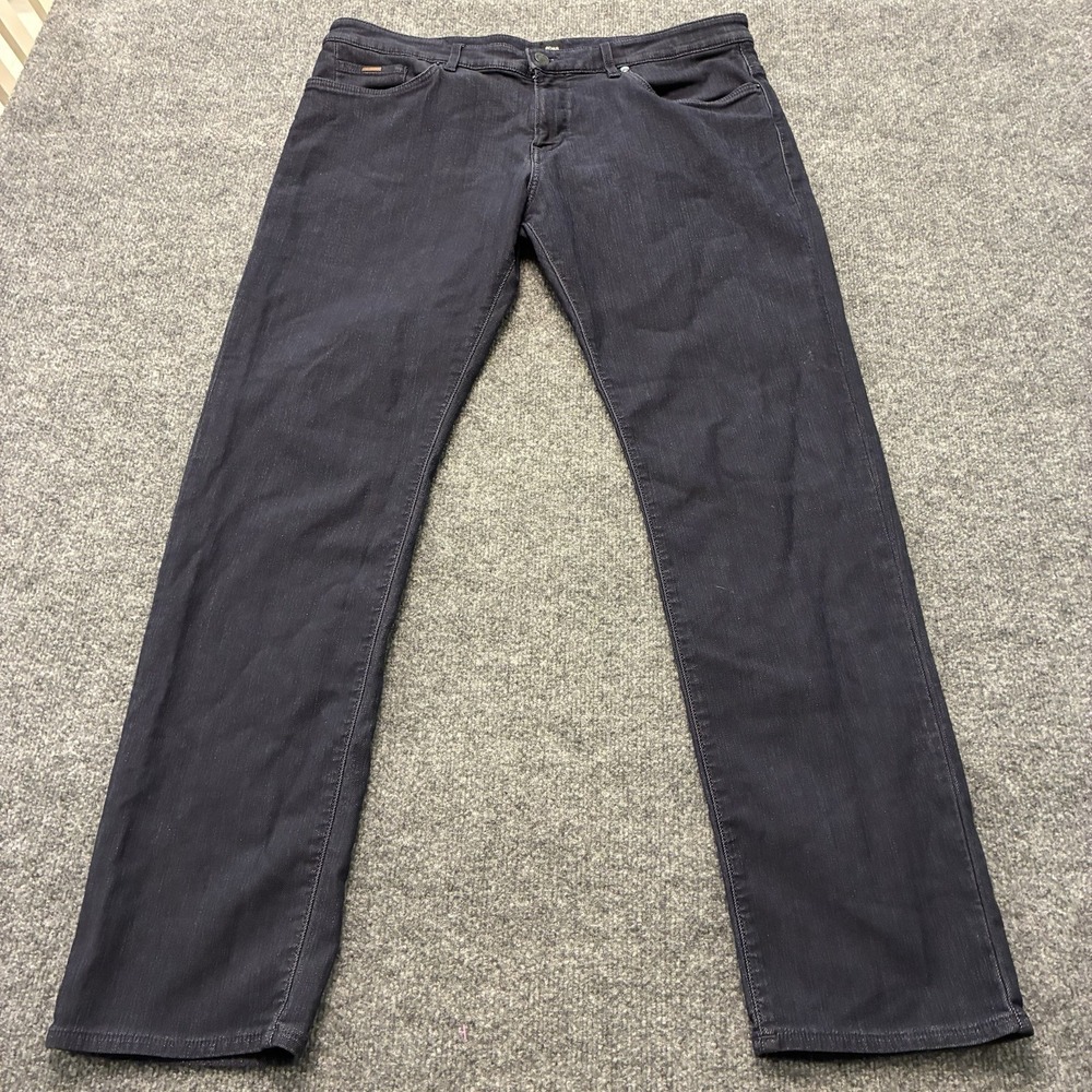 Hugo Boss Candiani Jersey Jeans Delaware 3 Travel Mens 38x32 Stretch Fabric